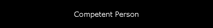 Competent Person